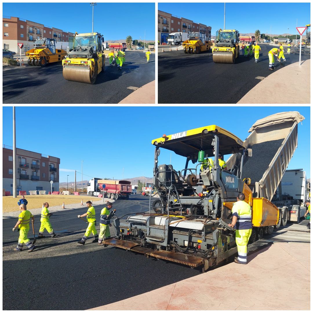 Las obras Las obras del carril carril ciclo peatonal entre Campohermoso y San Isidro avanzan según lo previsto