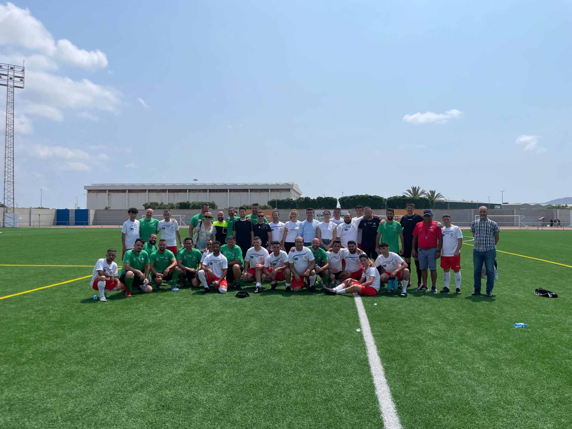 Torneo benéfico disputado hoy en Campohermoso con la Guardia Civil, la comunidad gitana y socios de ‘A Toda Vela’