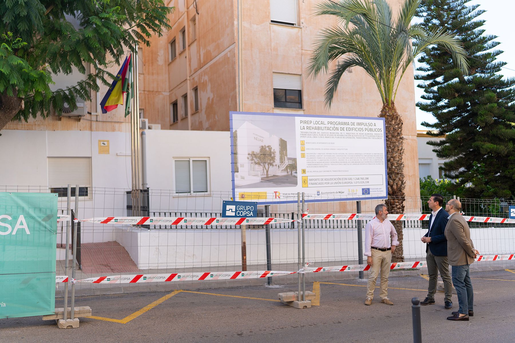 Comienzan en Níjar las obras para rehabilitar el Edificio de los Maestros