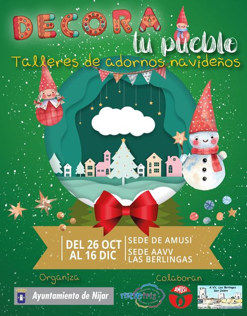 Decora Tu Pueblo, Taller de Adornos Navideños