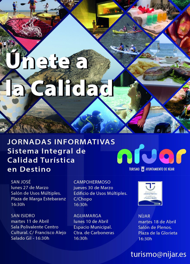 Jornadas informativas sobre el Sistema Integral de Calidad Turística en Destino en Níjar