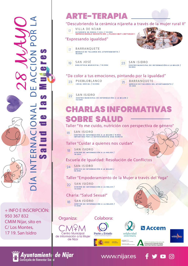 Programa de actividades con motivo del Día Internacional de Acción por la Salud de las Mujeres