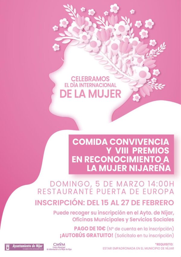 Comida Convivencia y VIII Premios en reconocimiento a la Mujer Nijareña