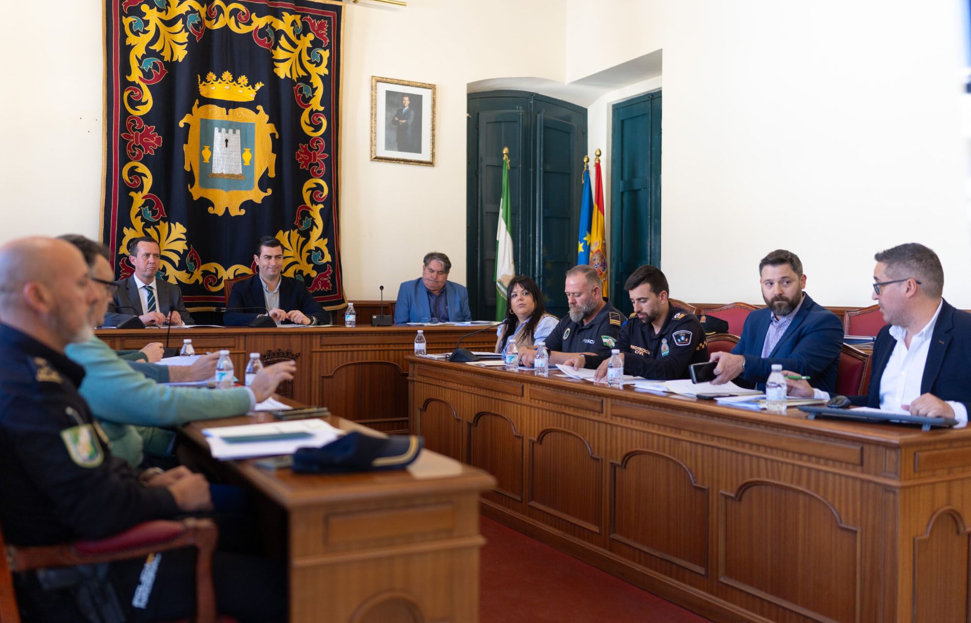 Reunión de la Junta Local de Seguridad en el Ayuntamiento de Níjar