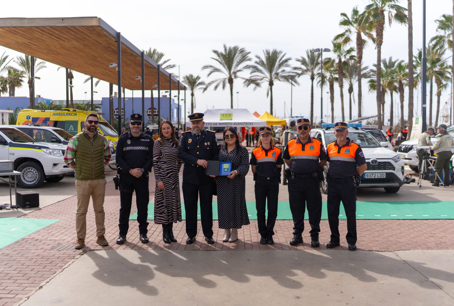 La Policía Local de Níjar recibe el reconocimiento de la Junta por su colaboración con el 112